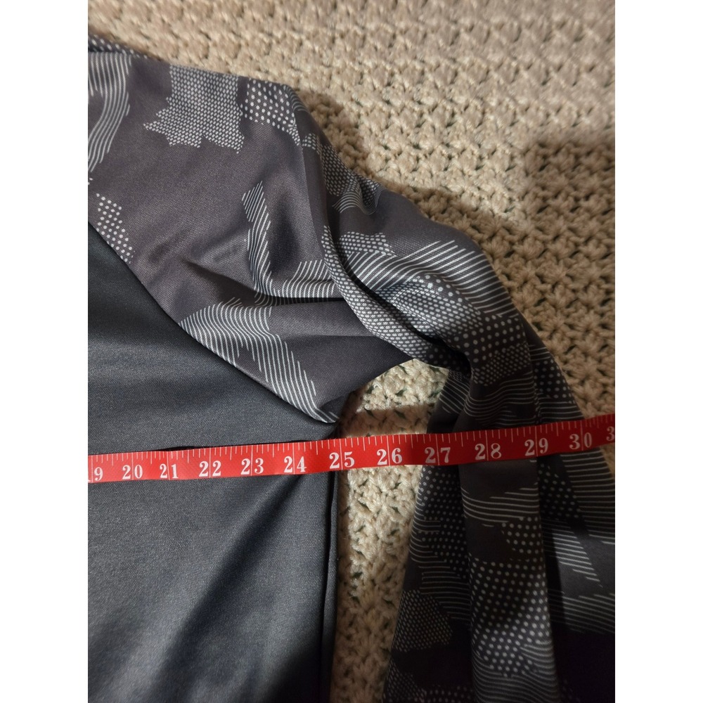 Chevrolet Hoodie Mens Large Gray Blue Good Camo Raglan Performance Pullover - Picture 6 of 7